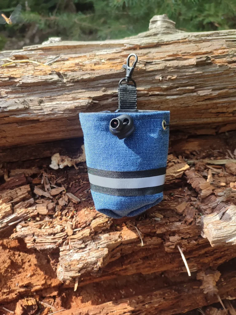 handmade dla psa sakiewka na przysmaki
